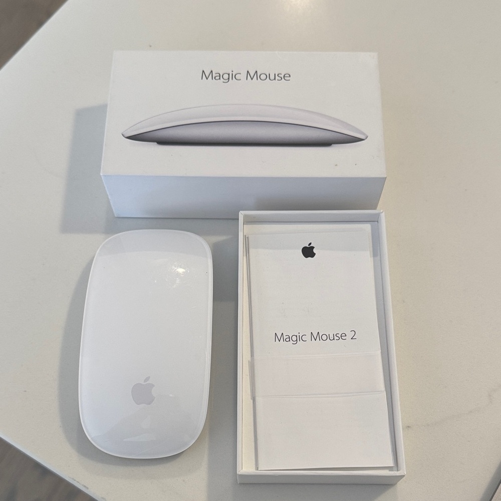 Apple Magic Mouse 2 - Sleek White Design